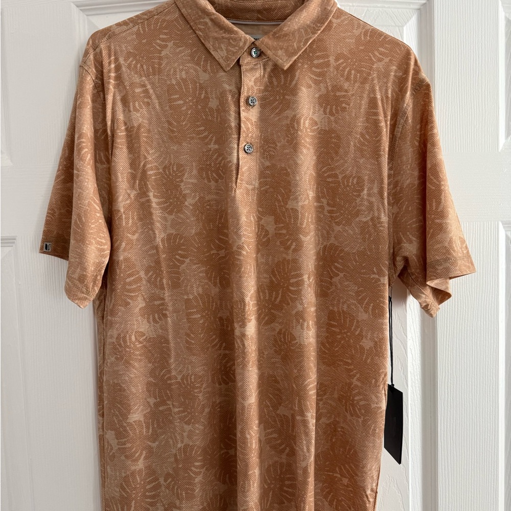 Linksoul Brown Polo Shirt with Luxurious Texture